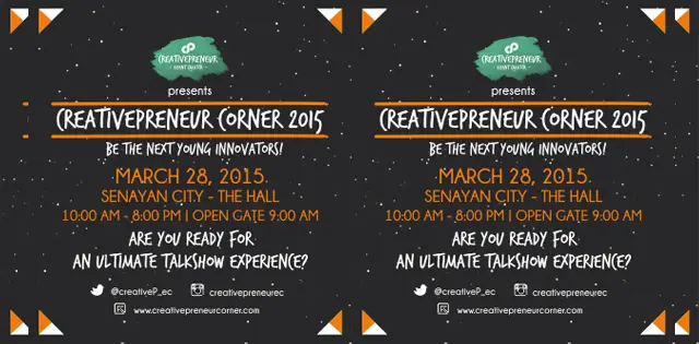 Event: CreativePreneur Corner 2015