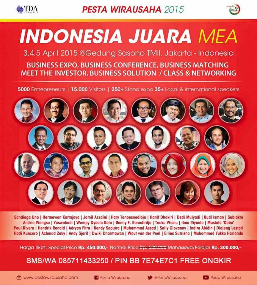 Pesta Wirausaha 2015: Indonesia Juara MEA Pesta Wirausaha 2015