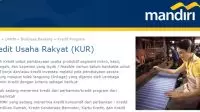 Kredit Usaha Rakyat Bank Mandiri