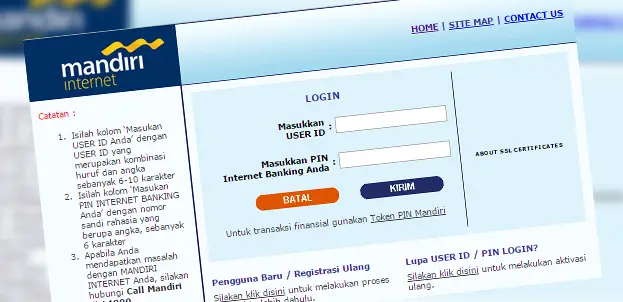 Cara Aman Pembayaran Via Mandiri Internet Banking
