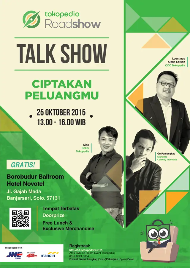 Tokopedia Roadshow 2015 - Brosur