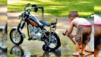 usaha cuci motor