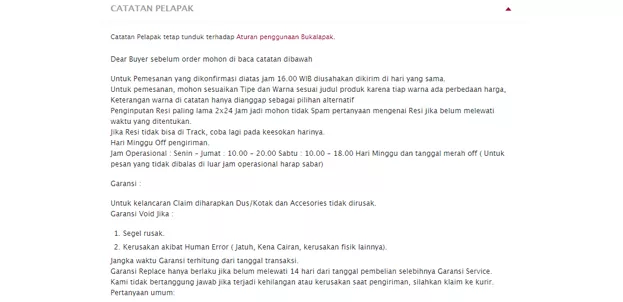 Catatan Pelapak