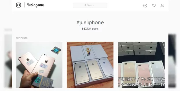 Jual Iphone IG