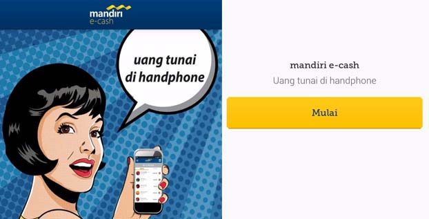 Cara Mendaftar mandiri e-cash dan Cara Mengisi Saldonya