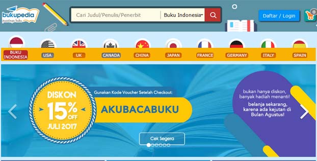 BukuPedia.com, Toko Buku Online dengan Koleksi Buku Lokal Maupun Impor