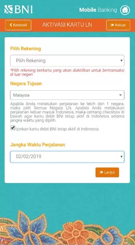 Cara Menggunakan Kartu Debit BNI di Luar Negeri BNI Mobile Banking