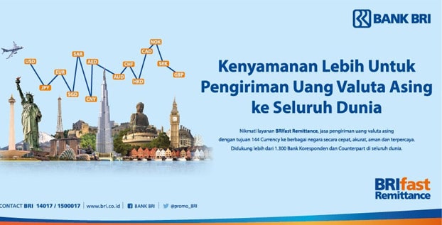 Transfer Uang Dari Dan Ke Luar Negeri Melalui Layanan Bri Remittance