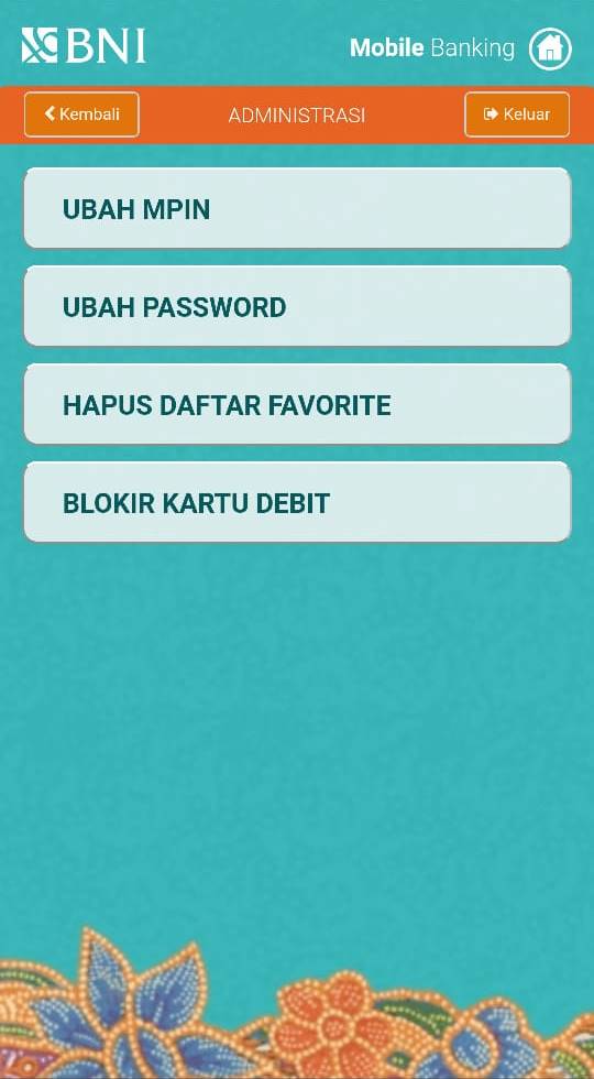 Cara Ganti PIN & Blokir Kartu Debit BNI Lewat BNI Mobile Banking Blokir Kartu BNI Debit