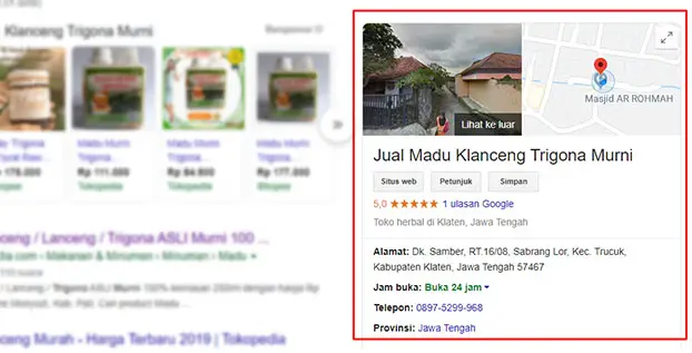 Lokasi Bisnis Google Maps