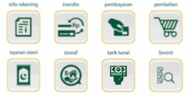 Cara Tarik Tunai Tanpa Kartu di Mandiri Syariah ATM