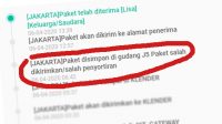 Salah Sortir J&T