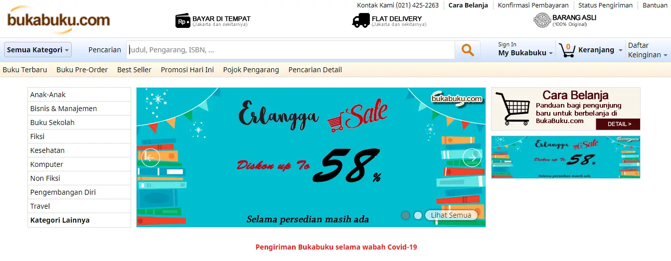 8 Toko Buku Online Terlengkap Selain Gramedia Bukabuku