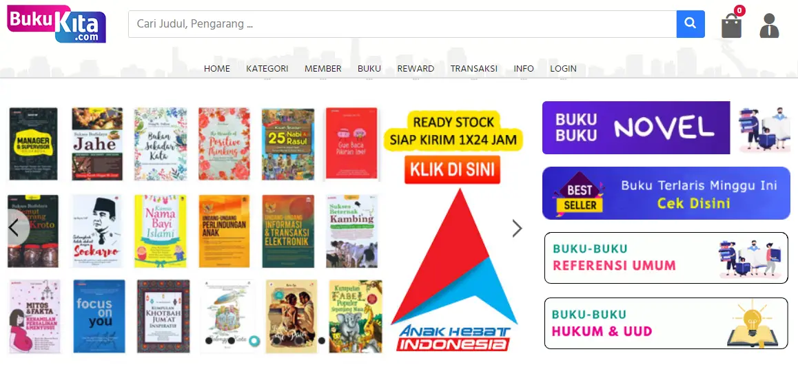 8 Toko Buku Online Terlengkap Selain Gramedia BukuKita