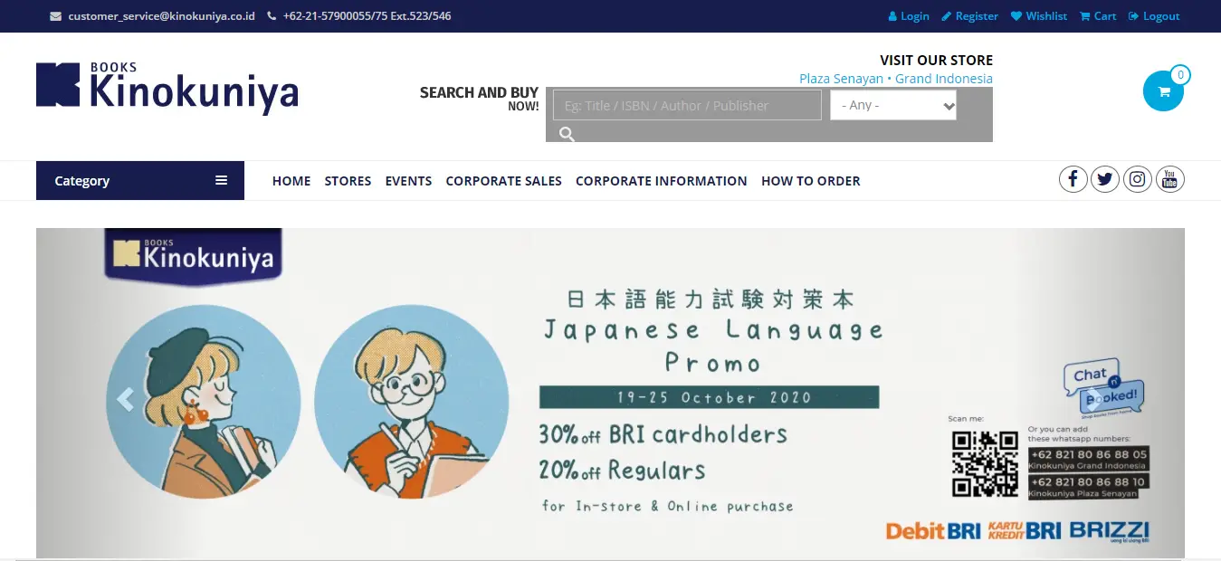 8 Toko Buku Online Terlengkap Selain Gramedia Toko Buku Online - Kinokuniya