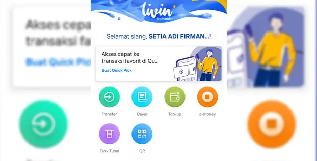 Cara Tarik Tunai Tanpa Kartu ATM Mandiri Lewat New Livin' by Mandiri tarik tunai tanpa kartu atm mandiri
