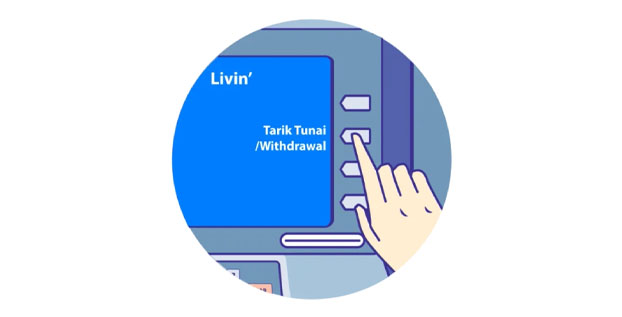 Cara Tarik Tunai Tanpa Kartu ATM Mandiri Lewat New Livin' by Mandiri Tarik Tunai Tanpa Kartu