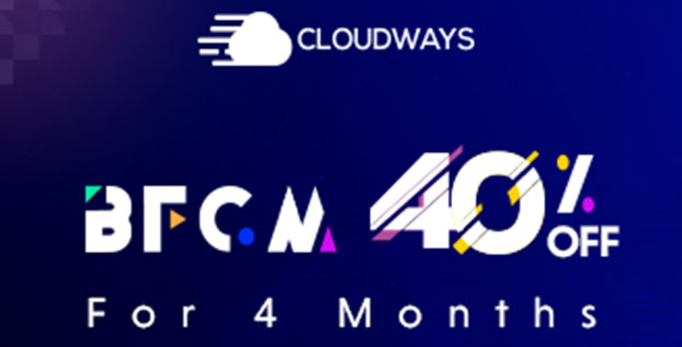 Promo Black Friday – Diskon 40% Cloudways Managed Cloud Hosting