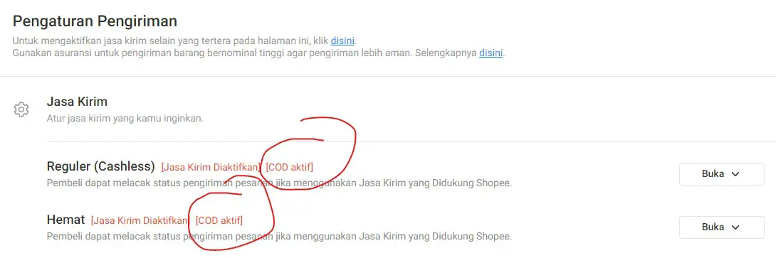 COD Shopee