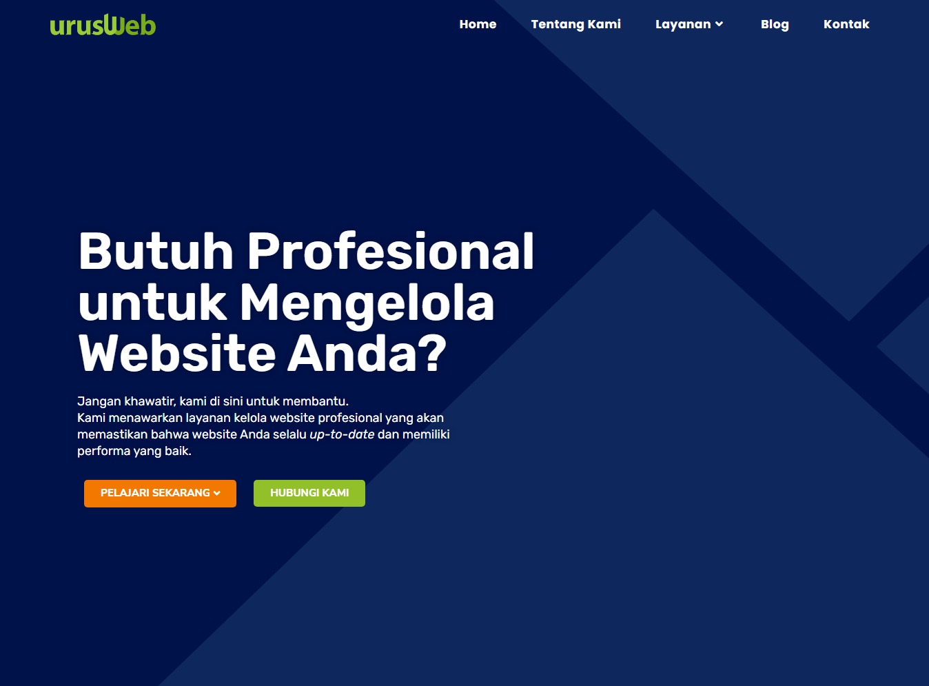 Jasa Kelola Website Urusweb