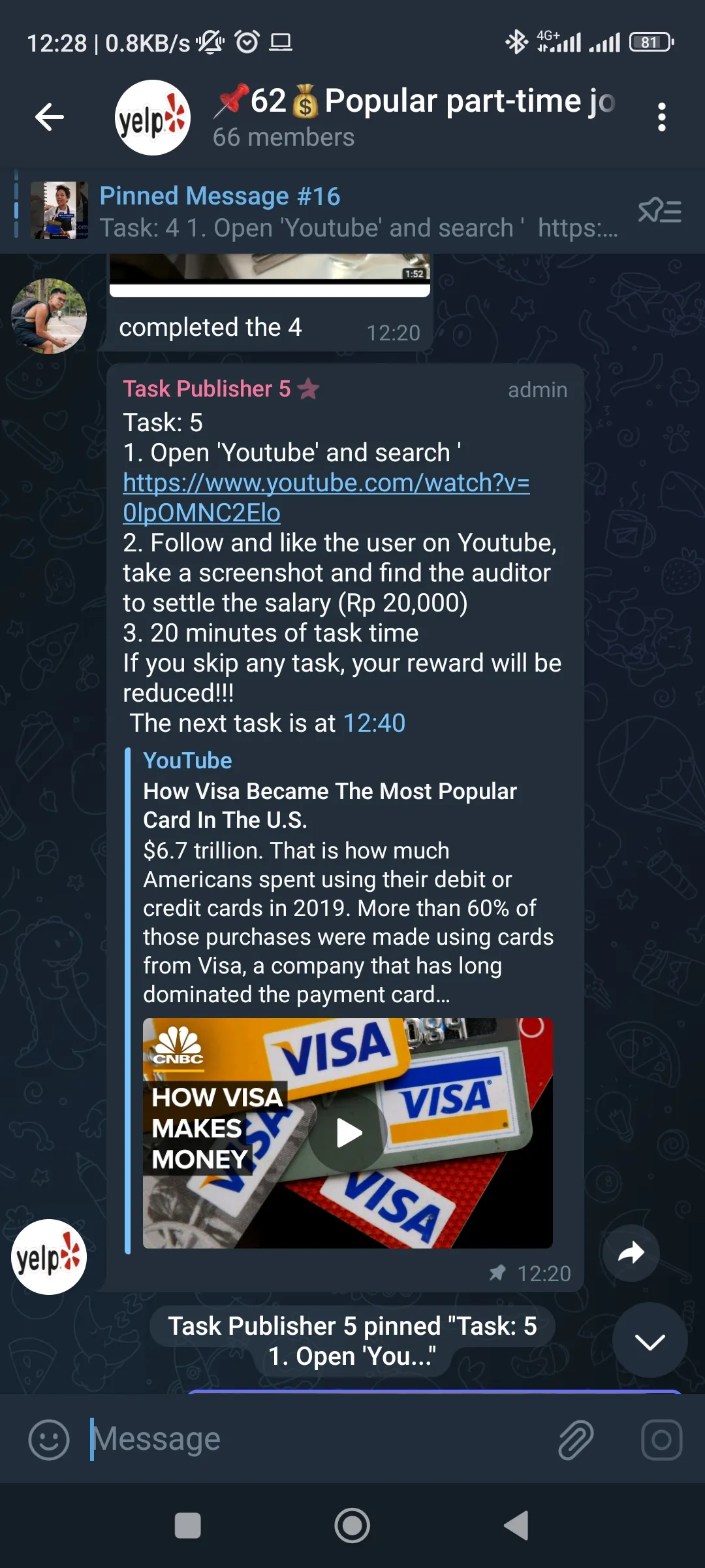 Awas Kena Tipu Part Time Job Telegram! Task - Part Time Job Telegram