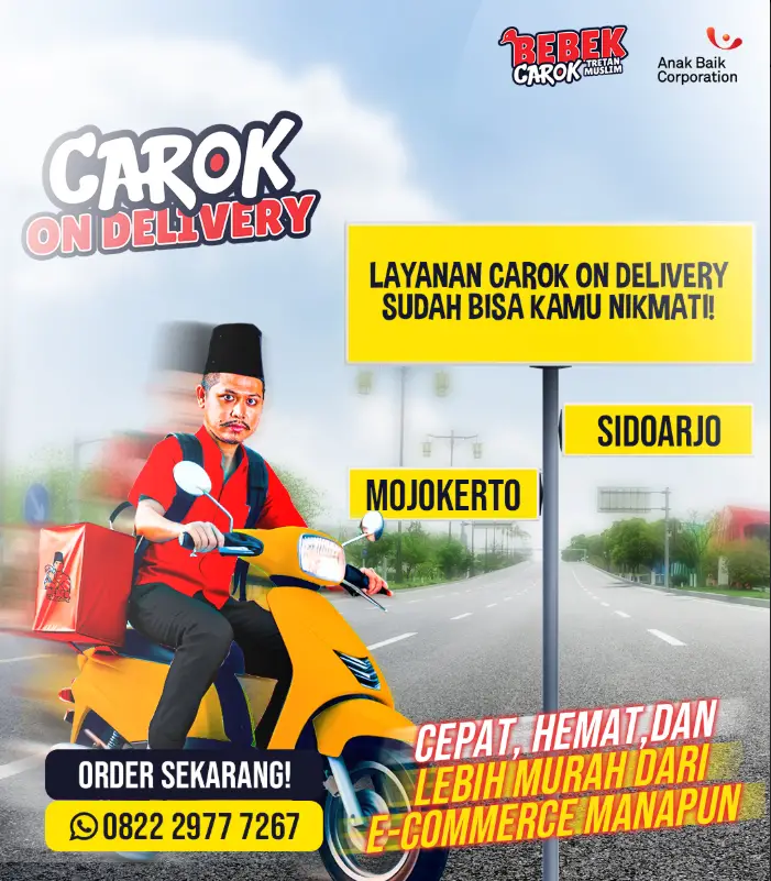 Mengapa Bebek Carok Bisa Cepat Punya Banyak Cabang? Carok On Delivery