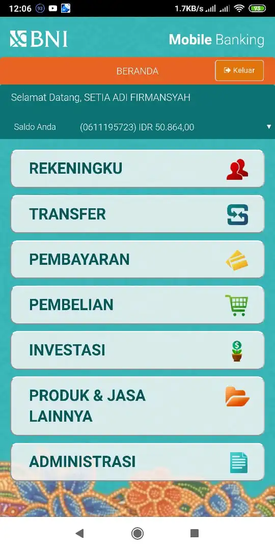 Cara Ganti Pin Blokir Kartu Debit Bni Lewat Bni Mobile Banking